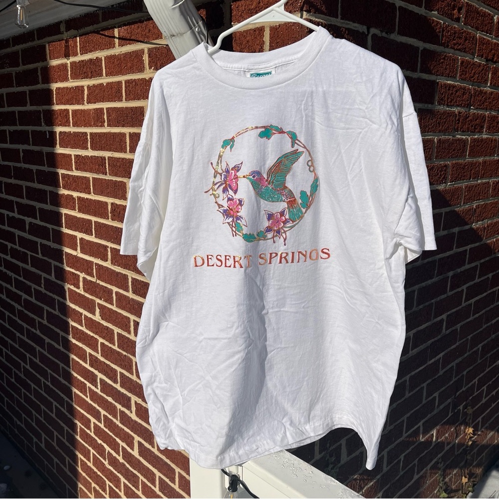 Vintage Desert Springs Resort Images White Graphic Tee